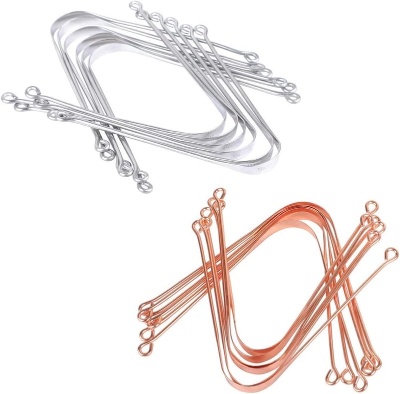 Oral Hygiene Tongue Scrapers - 24-Pack Disposable Metal Cleaners | Copper & Stainless Steel Options