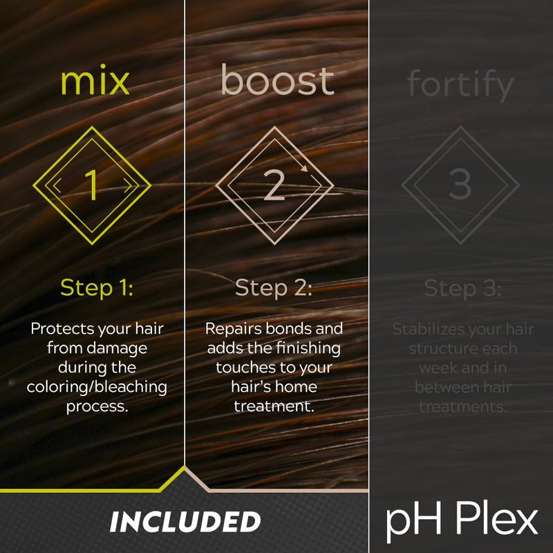 LIW pH Plex Hair Care Treatment - Protect & Repair for Home Color & Bleach | 10 Sachets (Steps 1 & 2)
