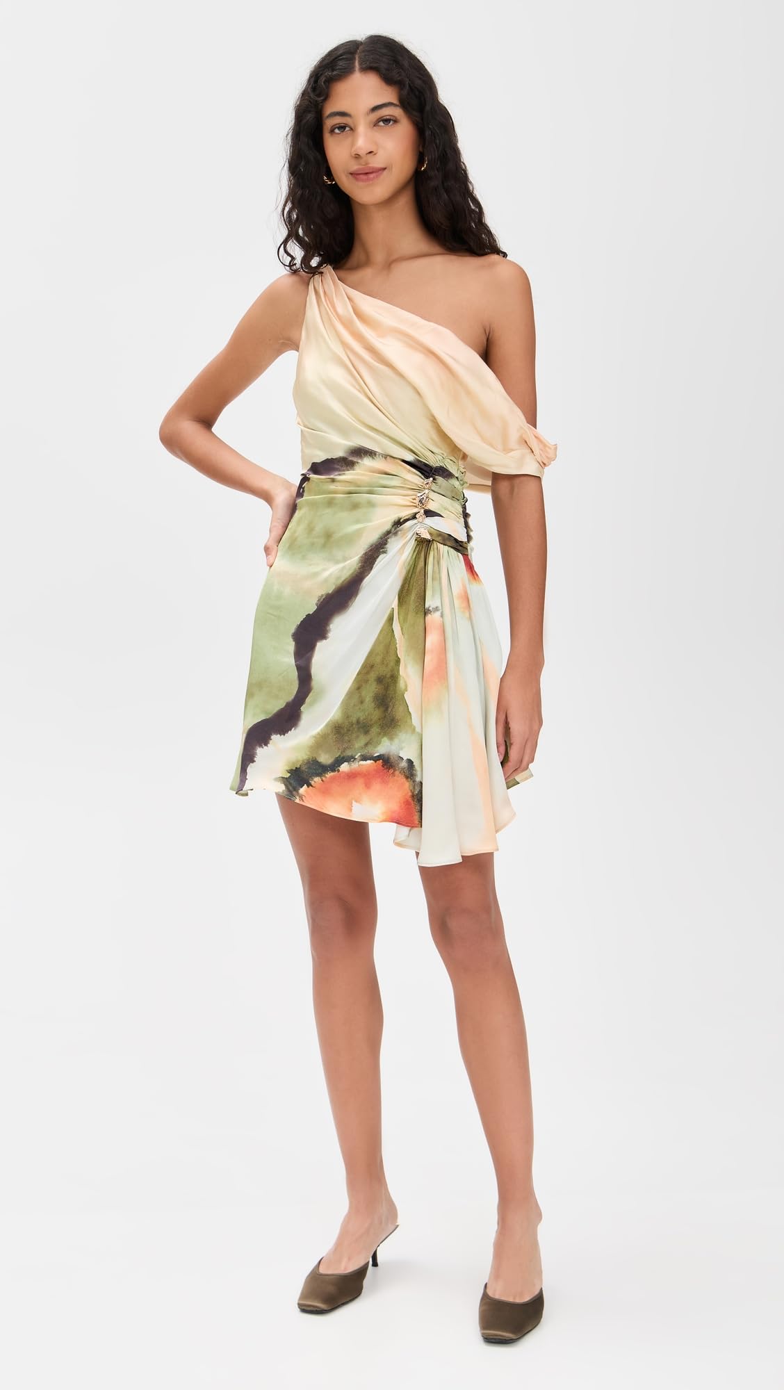 AMUR Women's Elowen Print Mini Dress