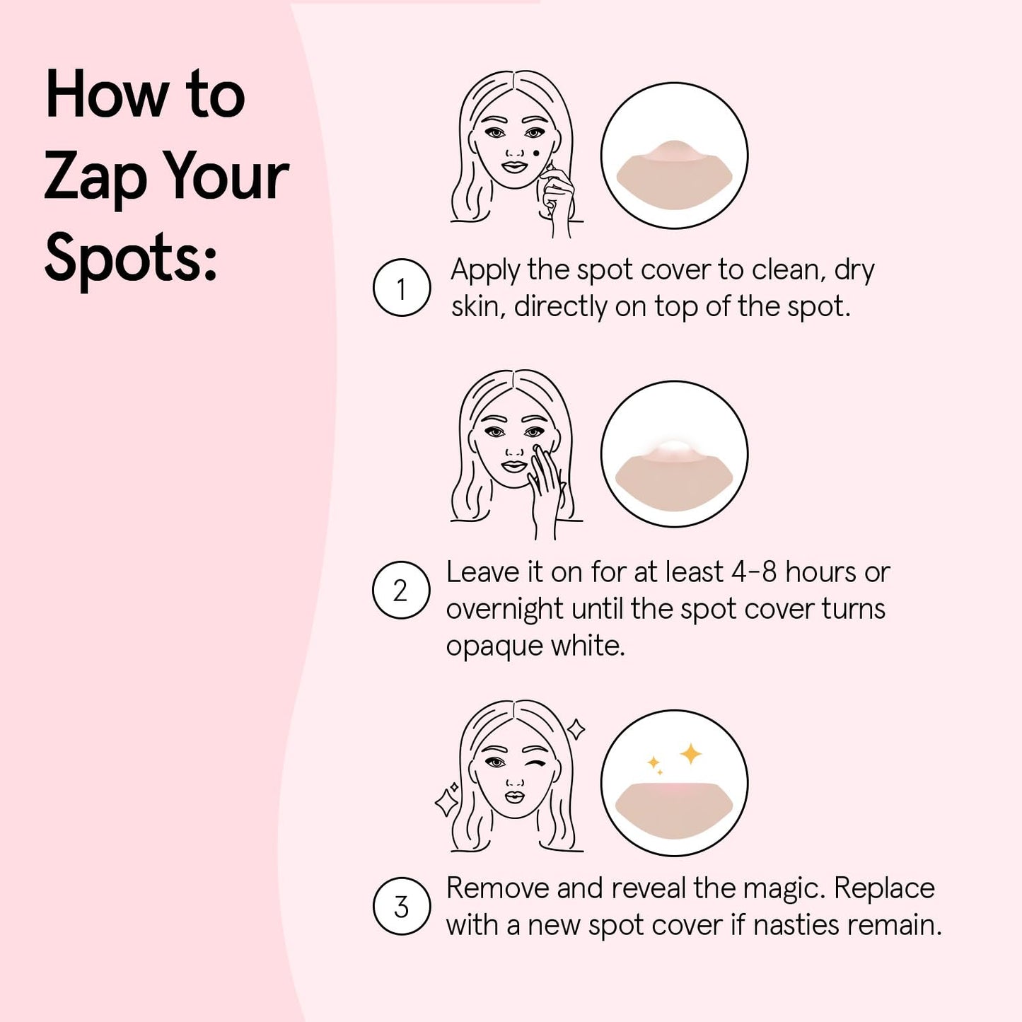 grace & stella Award Winning Pore Strip - Pimple Patches for Face - Hydrocolloid Acne Patches - Absorbs Zits, Reduces Redness - Cute Patches Dermatologist-Tested, Vegan