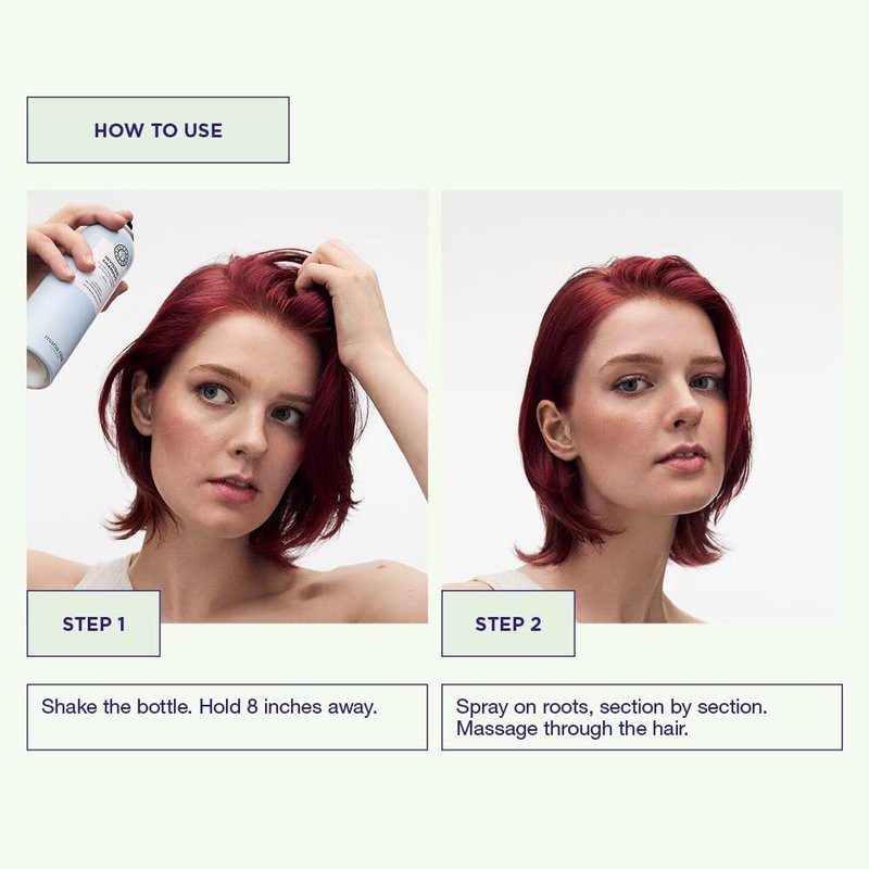 Maria Nila Invisidry Dry Shampoo, Freshens up Hair & Scalp, Leaves no trace of product, 100% Vegan & Sulfate/Paraben free, 5.5 Oz / 215 ml