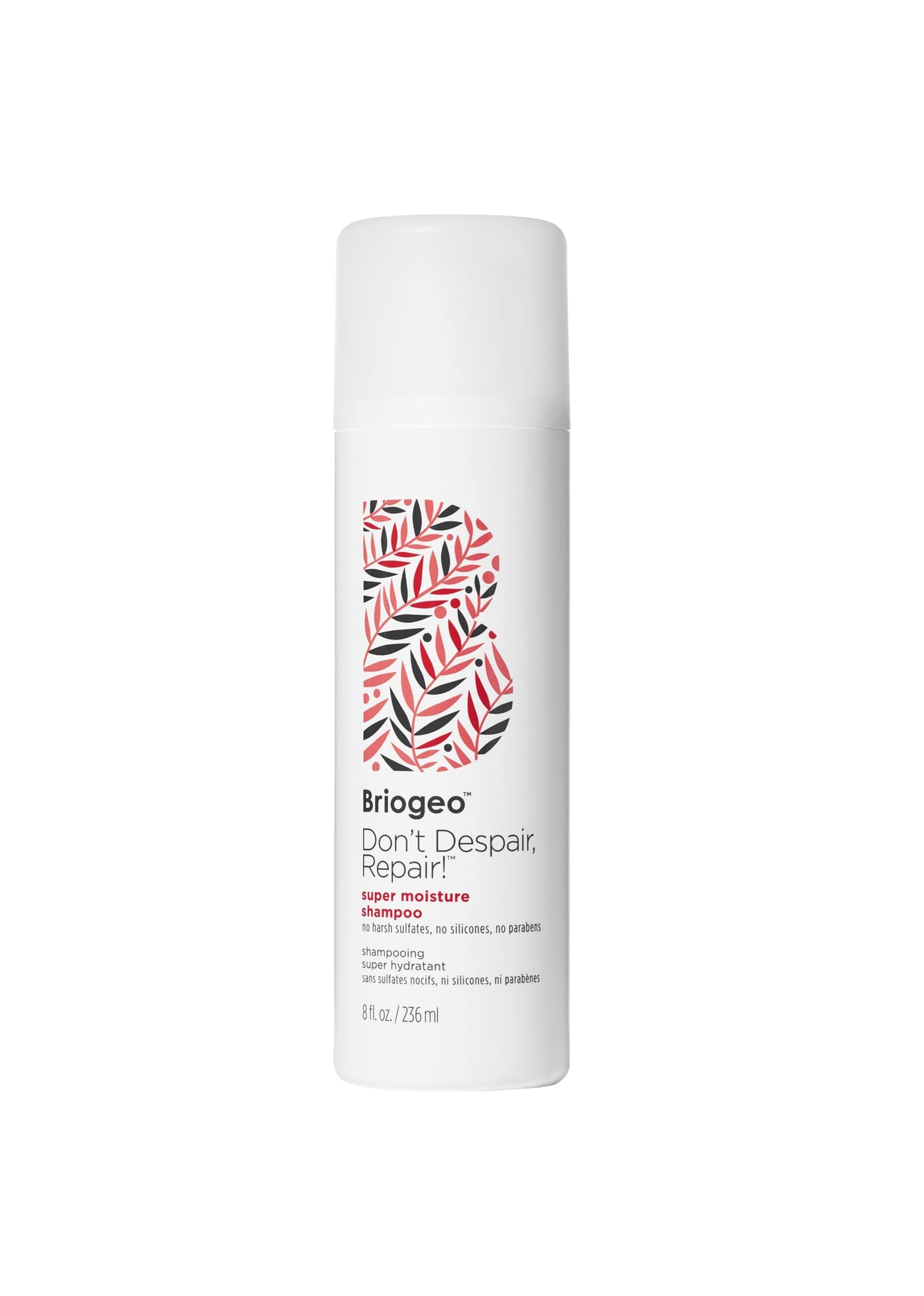 Briogeo Don't Despair, Repair! Super Moisture Shampoo | Moisturizing Protein Shampoo with Argan Oil for Dry, Damaged Hair | Sulfate-Free | Vegan & Cruelty-Free | 8 fl oz