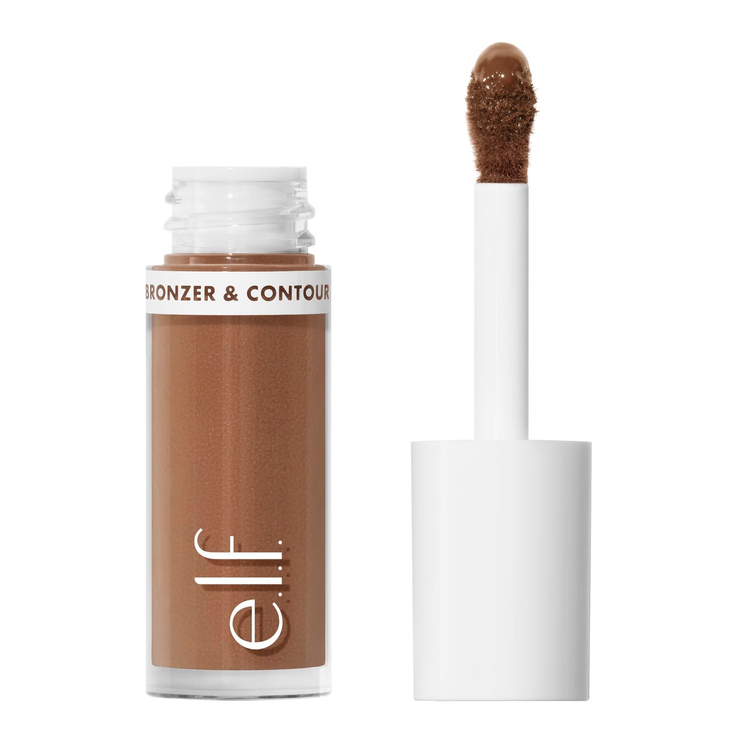 e.l.f. Camo Liquid Bronzer & Contour, Silky Pigmented Formula, Long-Lasting Glow for A Sun-Kissed, Sculpted Finish, Vegan & Cruelty-Free, 5.5 Medium/Tan