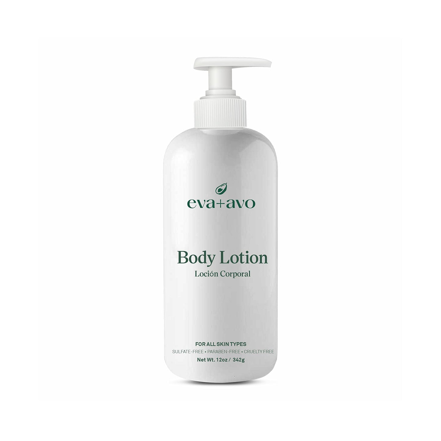 Eva+Avo Body Lotion + Body Wash Duo with Avocado, Hydrating and Nourishing Treatment for Dry, Dehydrated, or Sensitive Skin, Moisture-Rich and Restorative Solution for Soft, Smooth, and Radiant Skin