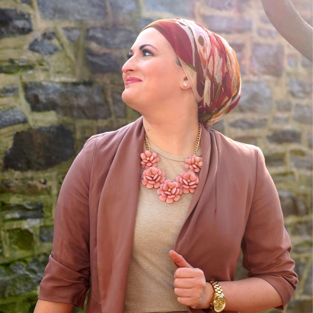 Wrapunzel No Slip Volumizer Headwrap - Comfortable Chemo Cap & Hijab | Made in USA