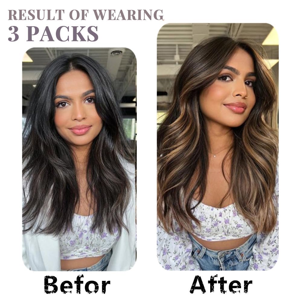Rich Choices I Tip Hair Extensions Human Hair,100 Strands 0.5g/Strands,100% Real Remy Human Hair Extension Pre Bonded Keratin Stick In 16 Inch #4P27 Medium Brown Highlight Dark Blonde