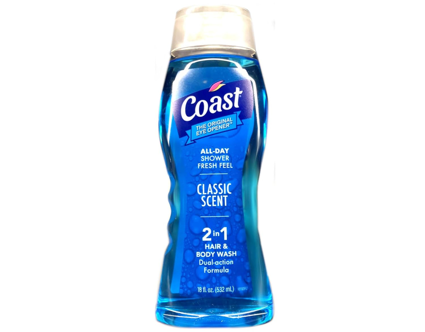 Coast 2-in-1 Hair & Body Wash - Classic Scent, 18 Oz | Pack of 6