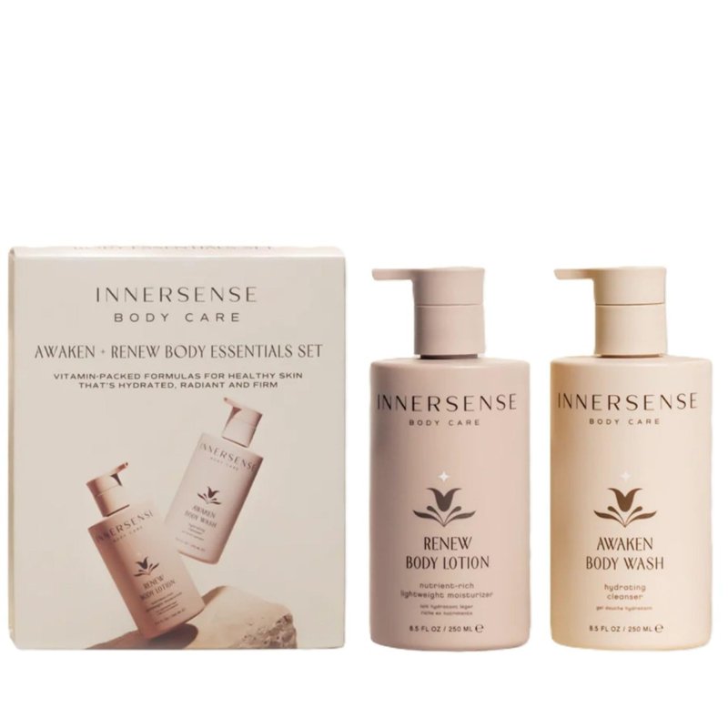 INNERSENSE Organic Beauty - Hair Revival Duo Holiday Set | Detox Hair Mask, Hydrate Hair Mask | Non-Toxic, Cruelty-Free, Clean Haircare (2 piece set)