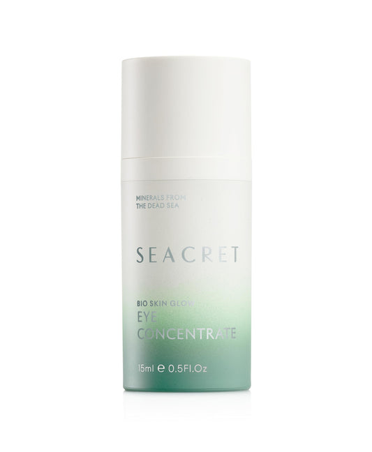 SEACRET Bio Skin Glow Eye Concentrate - Peptide Eye Cream for Dark Circles, Puffiness & Wrinkles - Barrier Repair, Fragrance-Free, Vegan, 0.5 Fl Oz / 15 ml