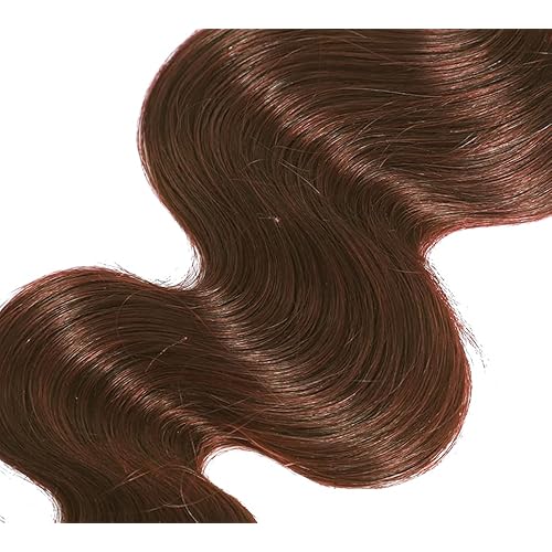 Reddish Brown Body Wave Bundles Human Hair 28 28 28 Inch Auburn Bundles Color 33 Brazilian Virgin Remy Hair Extensions Healthy And Soft Unprocessed 3 Bundle Hair Weave