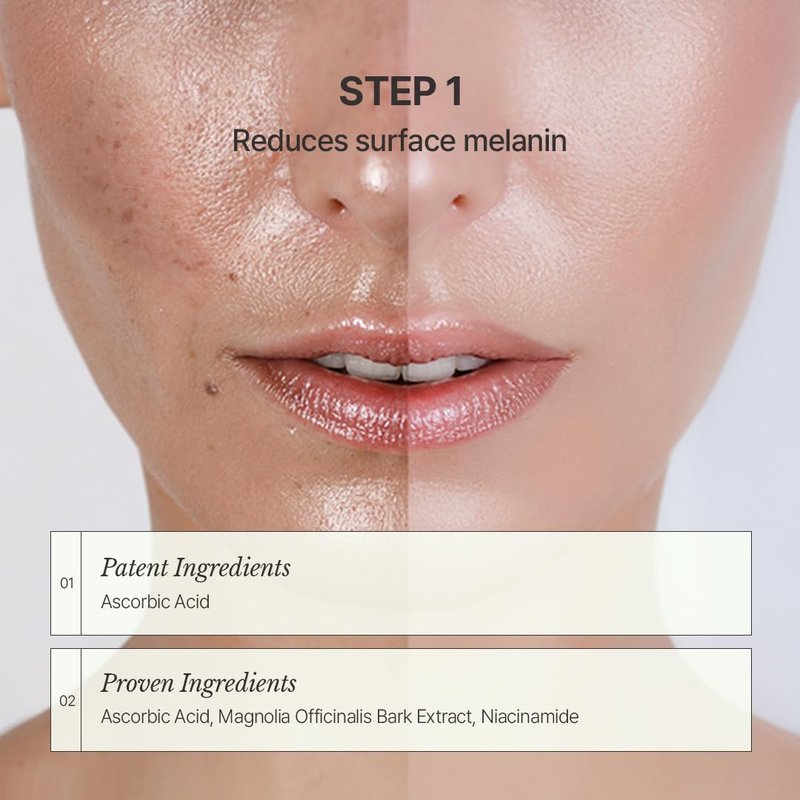 [CHALLANS de PARIS] Ampoule de Albarosa Dark Spot Care Serum – Sun Damage Repair, Brightening & Hydration, Face Ampoule for Even Skin Tone, Lightweight Korean Skincare, 1.23 fl oz