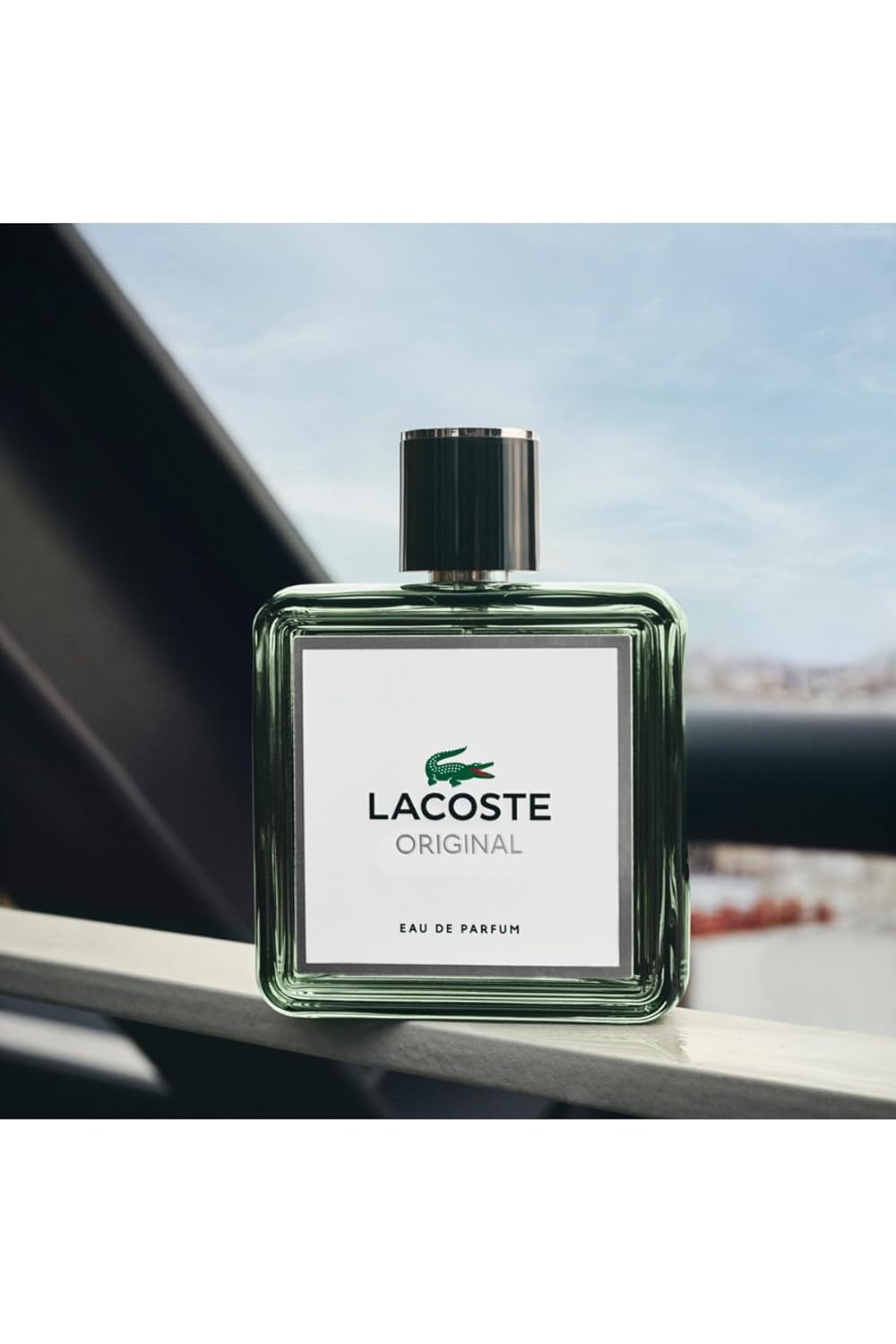 Lacoste Original Eau de Parfum for Men - Fougere Woody Ambery Scent | 3.3 Fl Oz