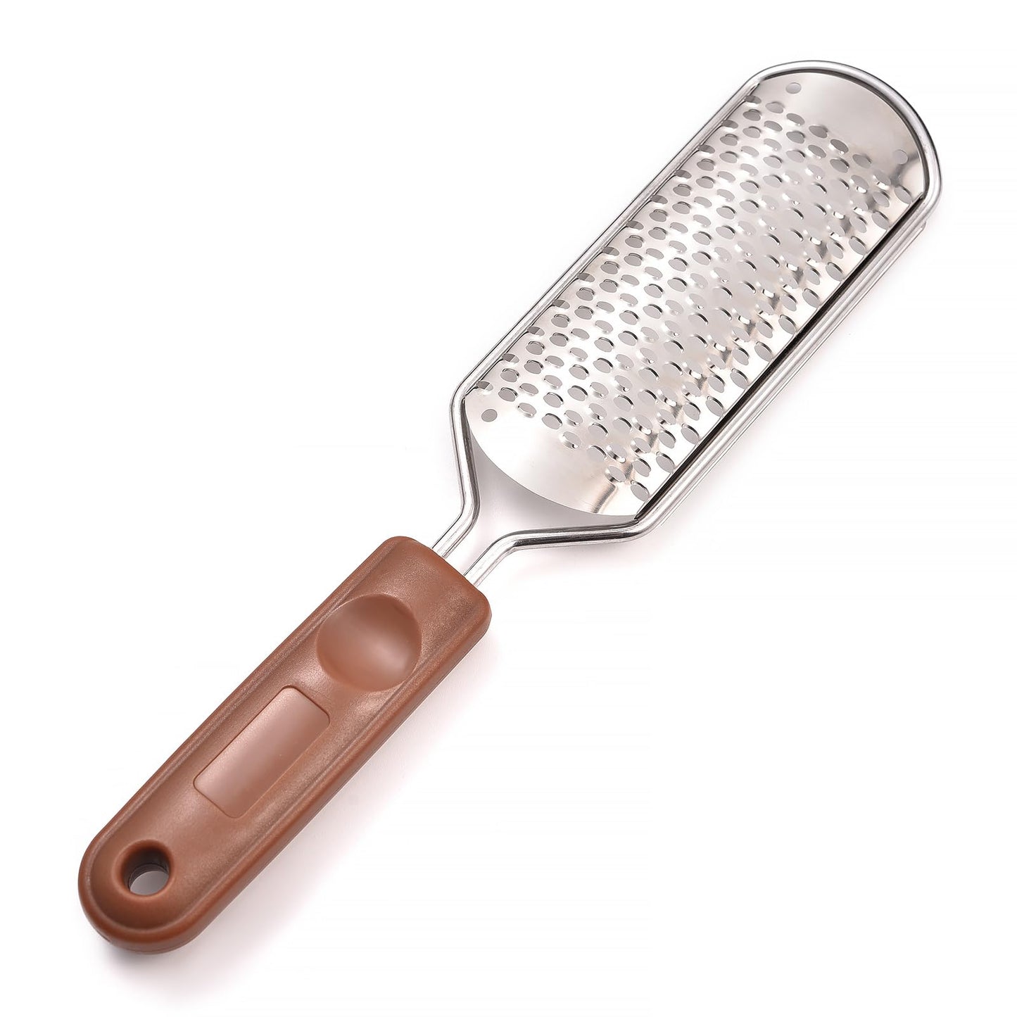 KAZIPOP Colossal Foot File Foot Rasp Pedicure Scrubber Tool Stainless Steel Feet Scraper Detachable Foot Grater for Dead Skin Callus Remover
