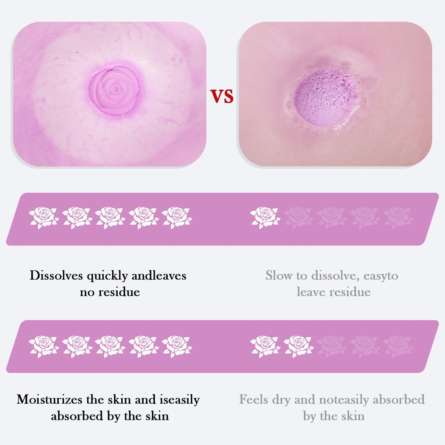 Bath Bombs for Women - 30 Pcs Handmade Natural Essential Oils Rose Bath Bombs with Scented Candles, Home Spa Fizzies Bubble Bath , Birthday Gifts for Women Her Self Care Gifts for Mom Wife (30)