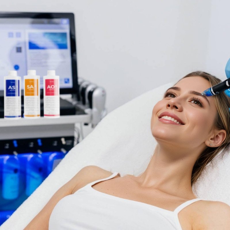 Nielies AS1 Hydro facial Serum 3 x 400ml – Skin Aqua Peeling Solution for Hydro Facial Solution, Hydrogen Oxygen Facial Machine, Hydrodermabrasion & Microdermabrasion Machine (400ml X 3, AS 1)
