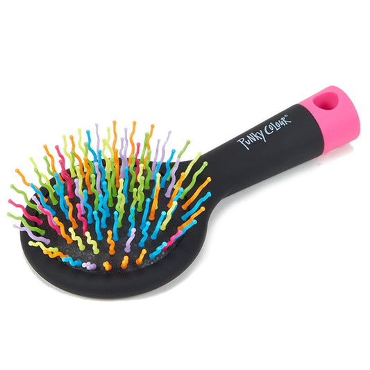 Punky Wet Brush Detangler Hair Brush with Mirror – Anti-Frizz Detangling Brushes for Wet & Dry Hair, Flexible Bristles, Toddler, Kids, Girls, Women