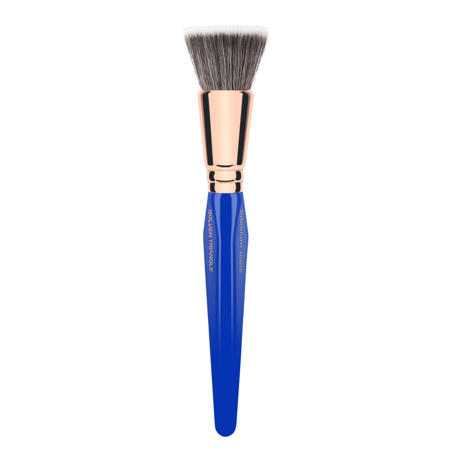 Bdellium Tools Professional Makeup Brush - Golden Triangle 957 Precision Kabuki - With All Vegan and Soft Synthetic Fibers, For Versatile Application (Blue, 1pc)