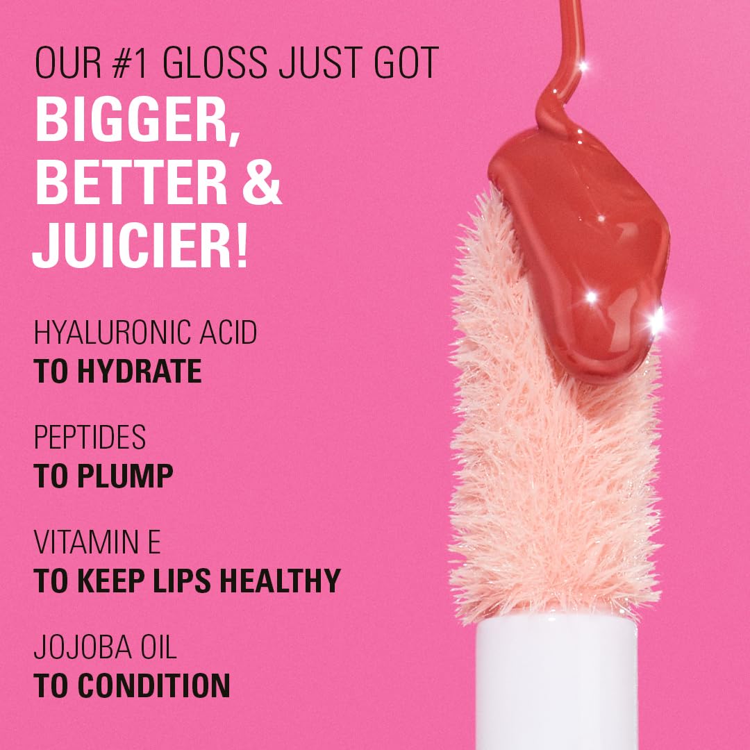 Revolution Pout Bomb Plumping Lip Gloss, Glaze Clear