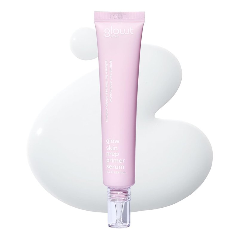 Glow Skin Prep Primer Serum - Hydrating Makeup Gripping Base with Triple HA & Biopeptides | 45 ml / 1.52 fl. oz.