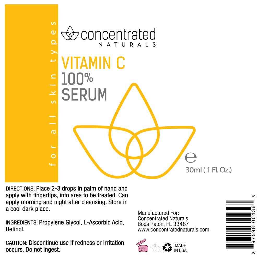 Vitamin C Serum for Face | Professional Grade | High Concentrate Formula May Help Smooth Appearance of Wrinkles, Brightens | May Improve Appearance of Skin Tone for More Youthful-Looking Skin 1oz