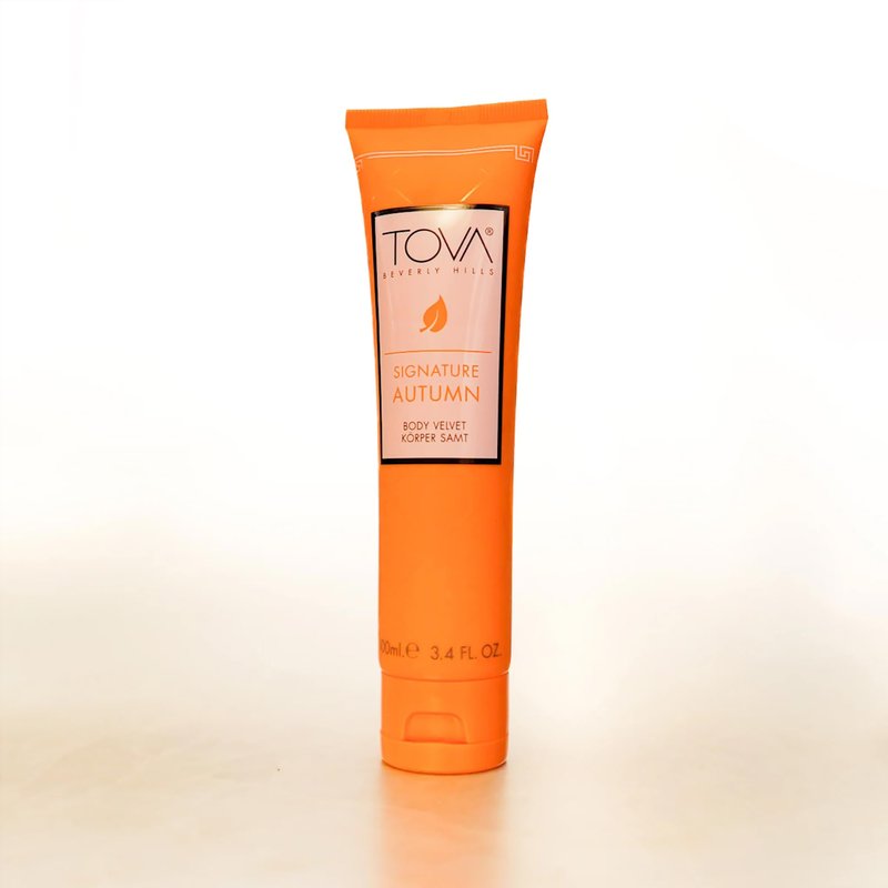 Tova Signature Autumn Body Velvet Lotion – Nourishing Botanical Body Cream for Women – Floral Amber Scent – USA-Made & Cruelty-Free – 3.4 fl oz