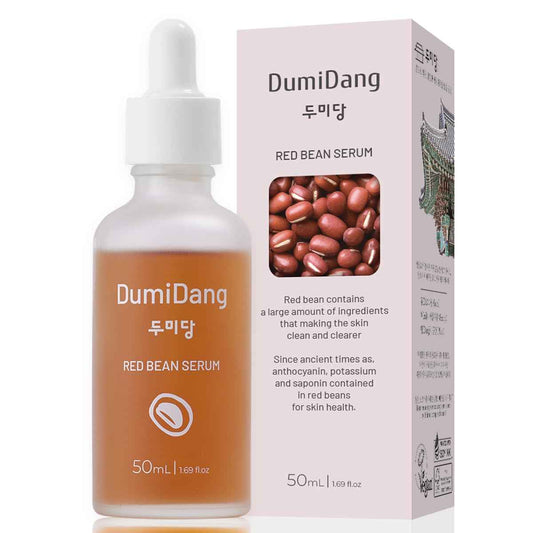 DumiDang Red Bean Serum - Korean Traditional Vegan Skincare Formula, Anti-Aging & Nourishing skin with Fermented Red Bean Extract and Kelp Extracts, 50mL | 1.69fl. oz