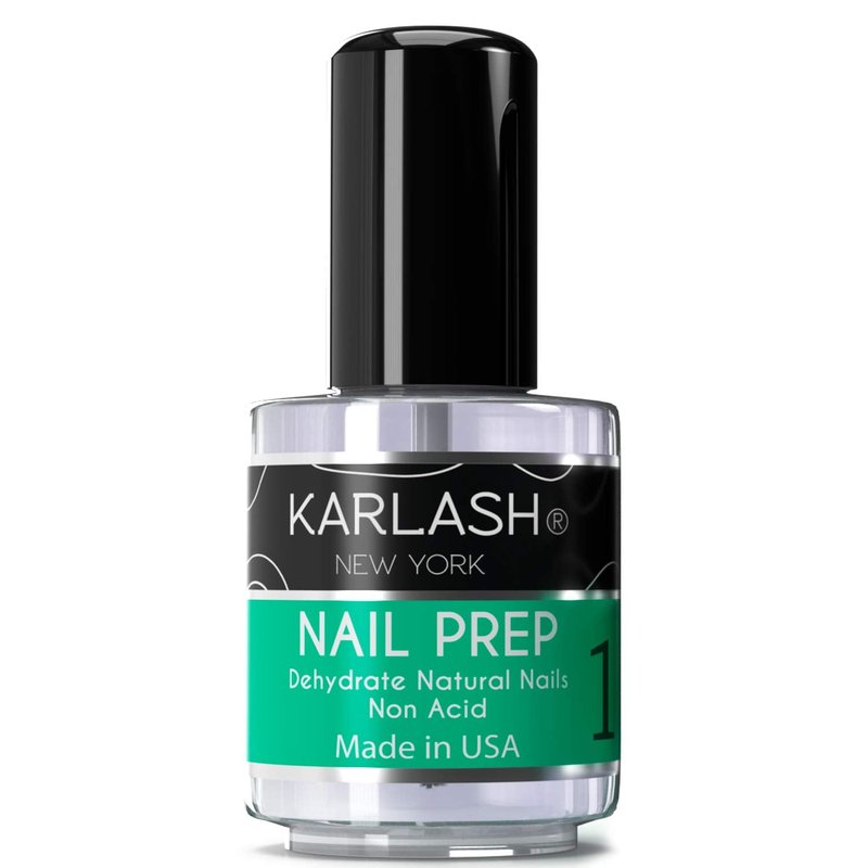 Karlash Professional Made in USA Natural Nail Prep Dehydrate & Acid-Free Bond Primer, Nail Bonding, Superior Bonding Primer for Acrylic Powder and Gel Nail Polish 0.5 oz Kit