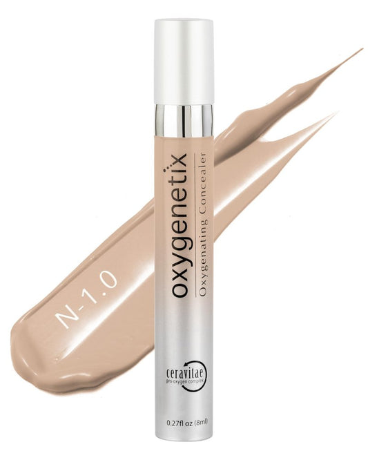 Oxygenetix Oxygenating Concealer – N-1.0 | Full Coverage for Dark Circles, Face & Body | Lightweight, Sweat-Resistant Formula