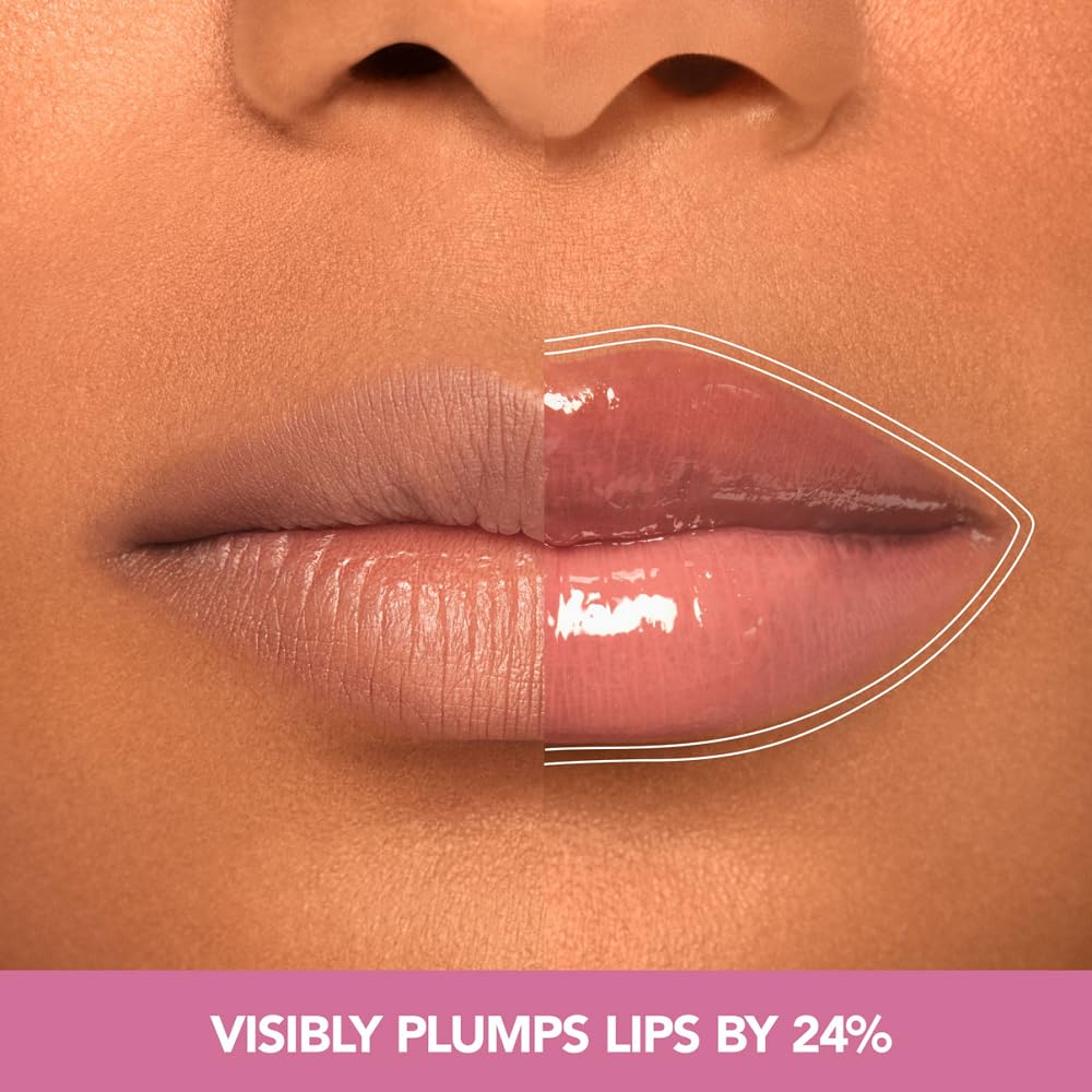 Buxom Plump Shot Peptides Lip Serum, Plum Power