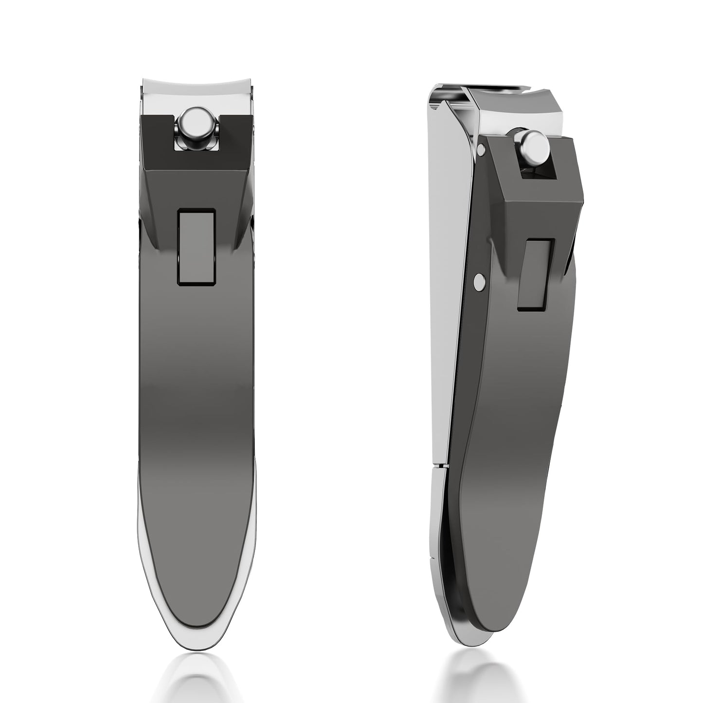 ESSBES Heavy Duty Nail Clippers for Men Sharp Stainless Steel Fingernail and Toenail Cutter with Nail Catcher Precision Grooming Tool for Thick Nails Gift for Dad Husband Him