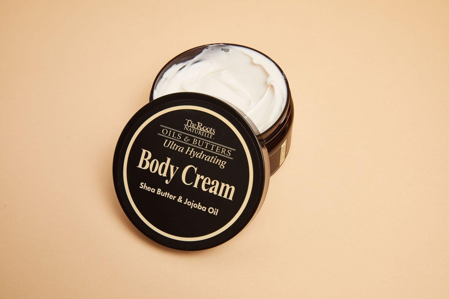 The Roots Naturelle Ultra Hydrating Body Cream with Shea Butter and Jojoba Oil, All Skin Types, 8 Ounce Cream