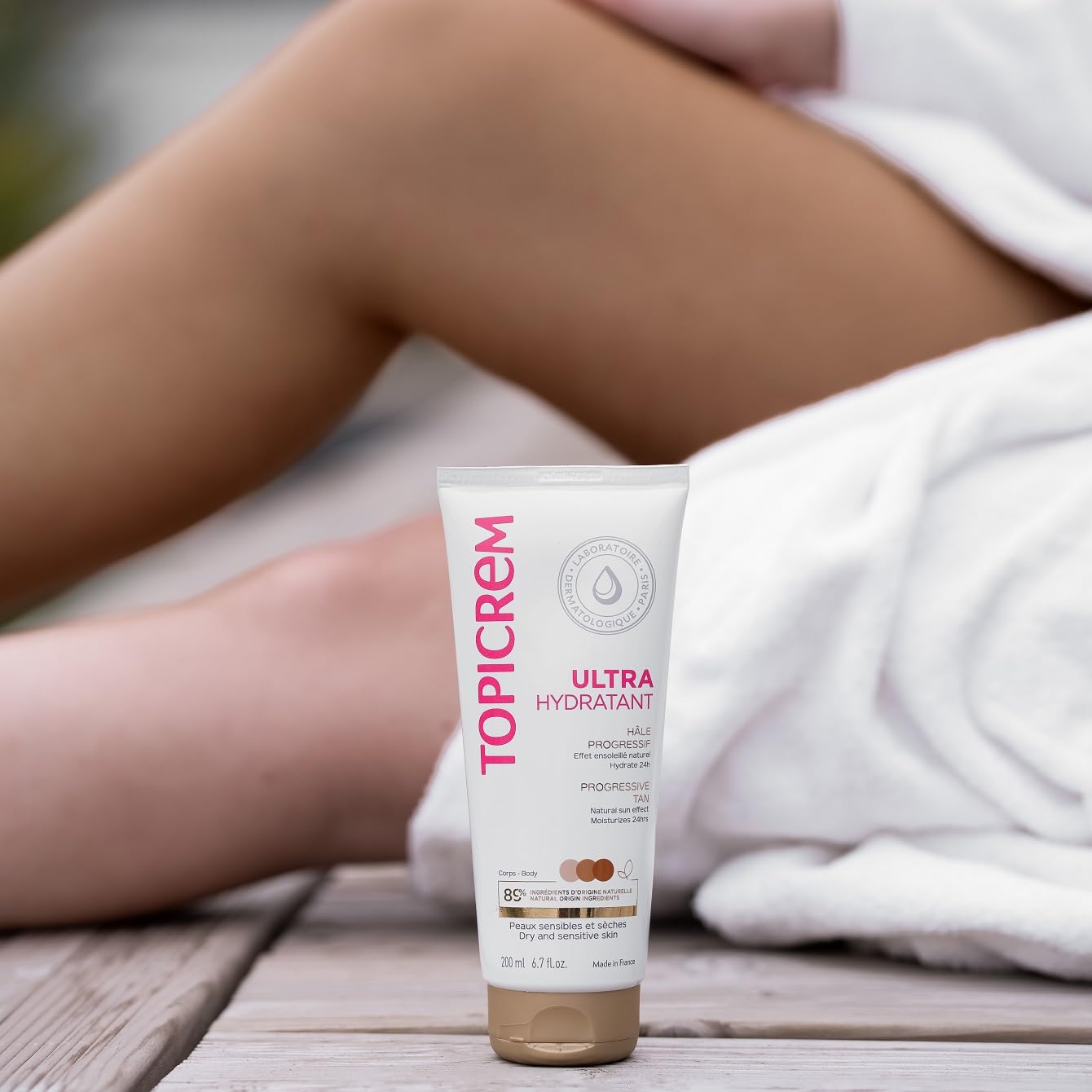 Topicrem Sensitive Skin Ultra-Moisturizing Progressive Tan 200ml by Topicrem