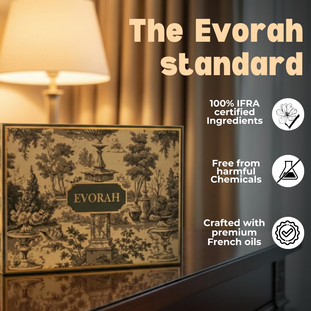 EVORAH Luxury Couple Perfume Gift Set (2 x 25 ml) | His and Hers Fragrance Combo | Long Lasting Perfume & Cologne for Couples | Premium Gift Set for Men and Women