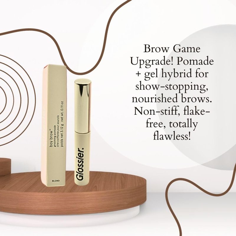 Glossier Boy Brow Volumizing Eyebrow Gel - Light-Medium Blond | Perfect for Fuller Brows