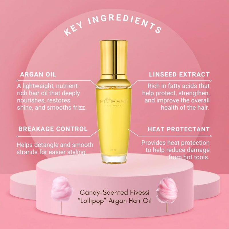 Revitalizing Argan Hair Oil Serum - Hydrating Formula to Smooth Frizz & Boost Shine | 50ml