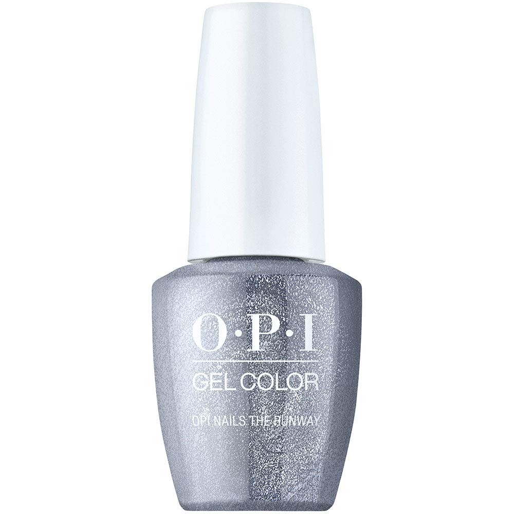 OPI GelColor, OPI Nails the Runway, Gray Gel Nail Polish, Milan Collection, 0.5 fl oz