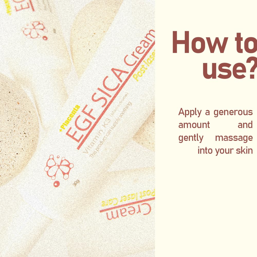 Placenta EGF SICA Cream1.05oz 30g. Bruise Cream. Improve Blush,dark cirles skin. After scar, acne treatment. nourishing.Elasticity.Vatality skin. KoreanCICA .