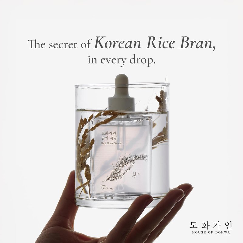 House of Dohwa Face Serum for Women Korean Glow with 5% Niacinamide (Icheon Rice Bran) – Hydrating Formula for Even Tone, Glowing Skin, Hyperpigmentation, Daily Glow Care, 1.69 Fl oz.