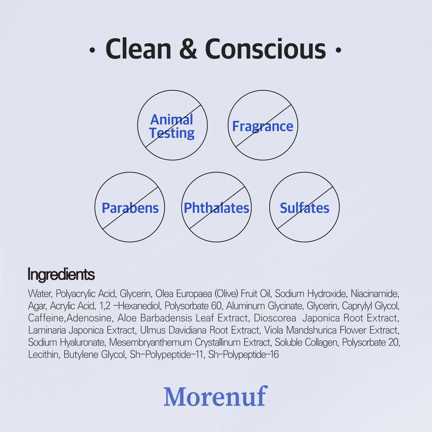 MORENUF Hydrogel Collagen Real Cool 6 Pairs of Eye Patches & Hydrating Roll-On Serum Set for Dark Circles and Puffiness - Hyaluronic Acid and Caffeine Eye Serum Korean