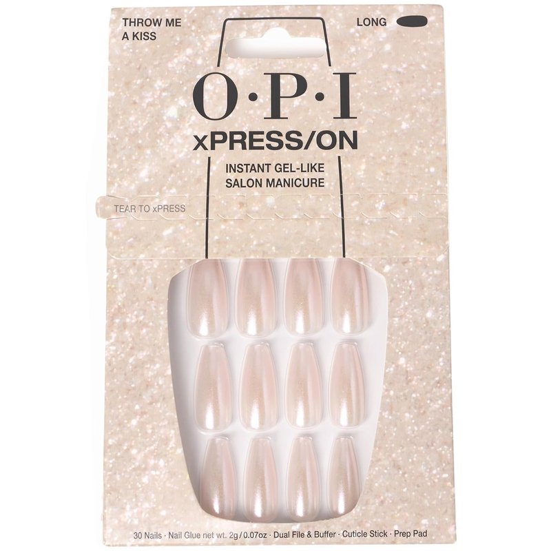 OPI Press-On Nails - Classic Short Round, Long Almond & Coffin Shapes | Professional Nail Art Kit