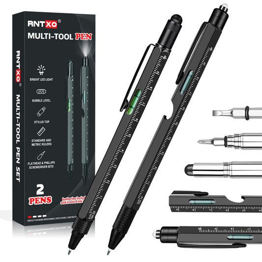 Multitool Pen Set - Cool Gadgets for Men, Gifts for Dad from Daughter Son Wife, Anniversary Unique Gifts for Him Boyfriend Husband, Christmas Stocking Stuffers