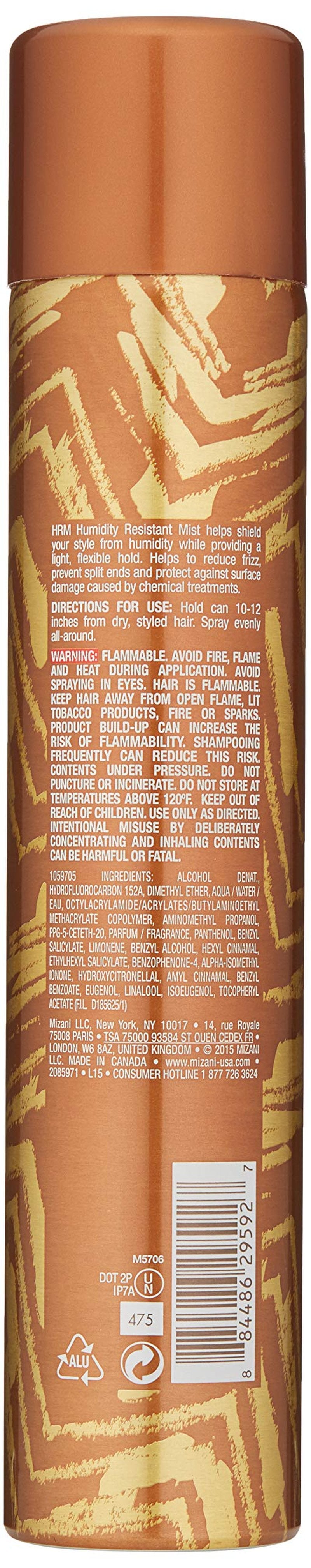 Mizani Styling HRM Humidity Resistant Spray - Helps Prevent Breakage From Heat Damage, Light Hold For All Hair Types