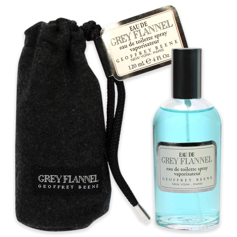 Geoffrey Beene Men's Cologne - Eau De Grey Flannel EDT Spray | 4 Fl Oz, Long-Lasting Fragrance