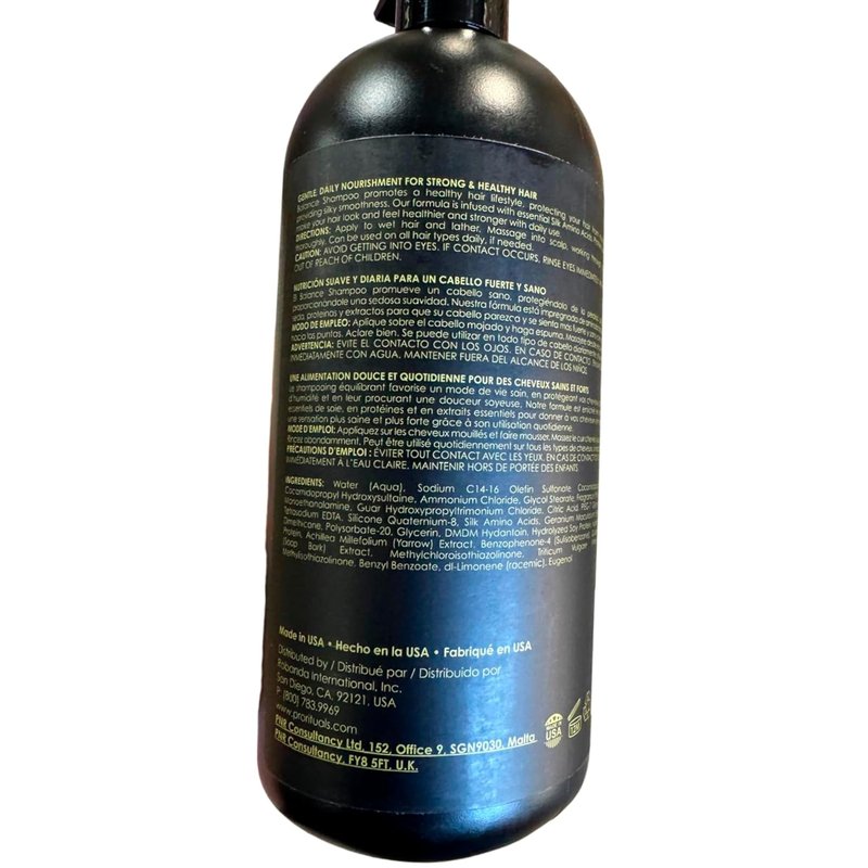 Balance Shampoo for Hair Growth - Natural Hair-Thickening Formula for Men & Women | Vegan, Sulfate-Free, 32 fl oz