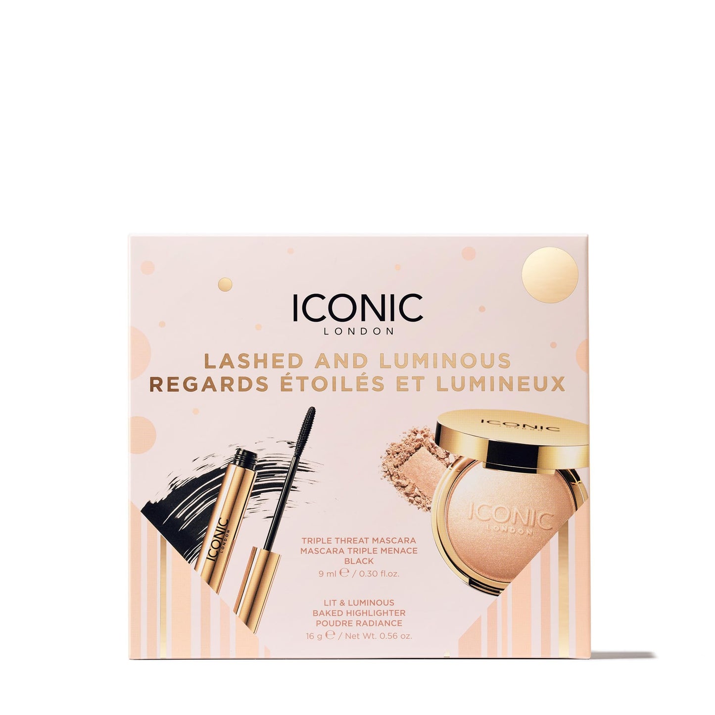 ICONIC LONDON Name a Better DUO Gift Set | Includes Triple Threat Mascara and Prep-Set-Glow Original
