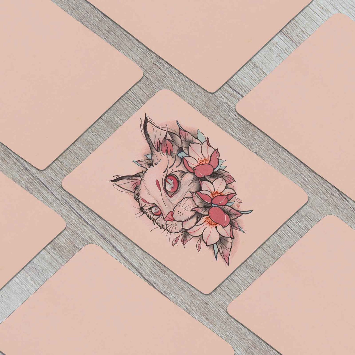 8pcs Thick Tattoo Practice Skin - 7.4x5.6'' Blank Practice Skin for Tattoo Microblading Supplies