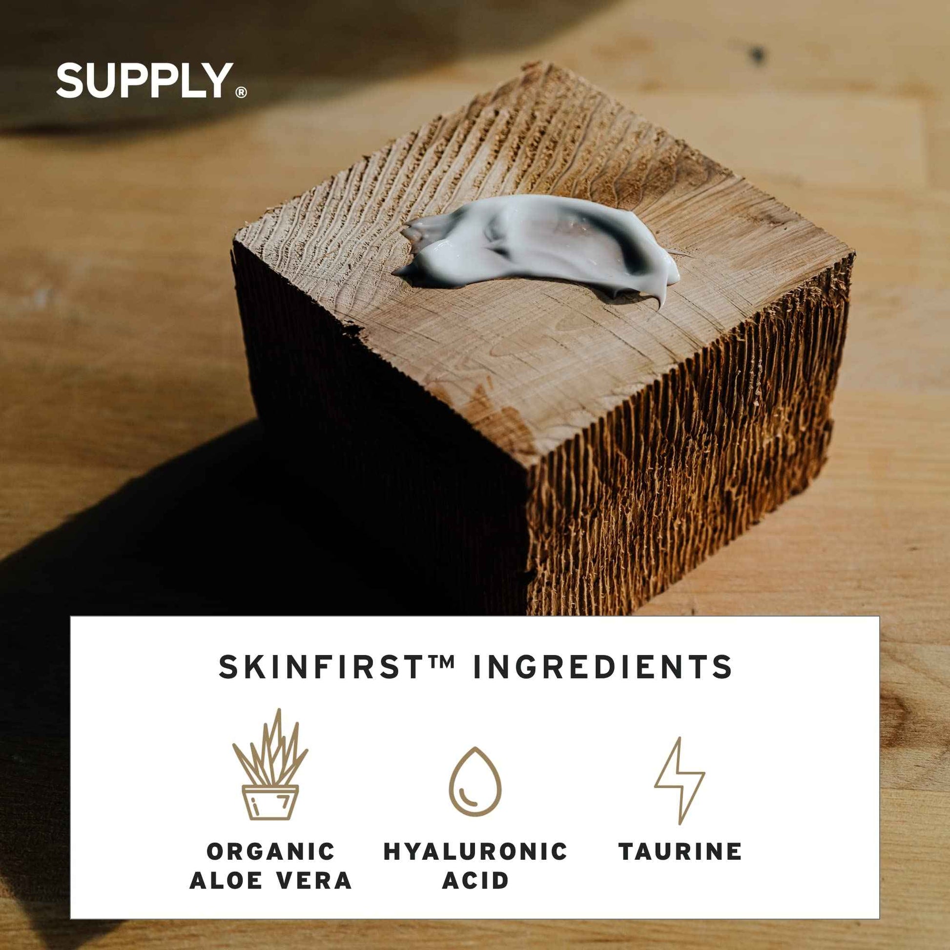 Supply Men’s Facial Moisturizer – Lightweight, Plant-Based Daily Face Cream with Aloe Vera, Green Tea & Shea Butter – Anti-Aging, Oil-Free Hydration for Wrinkles, Fine Lines & Firmness- 3.4oz