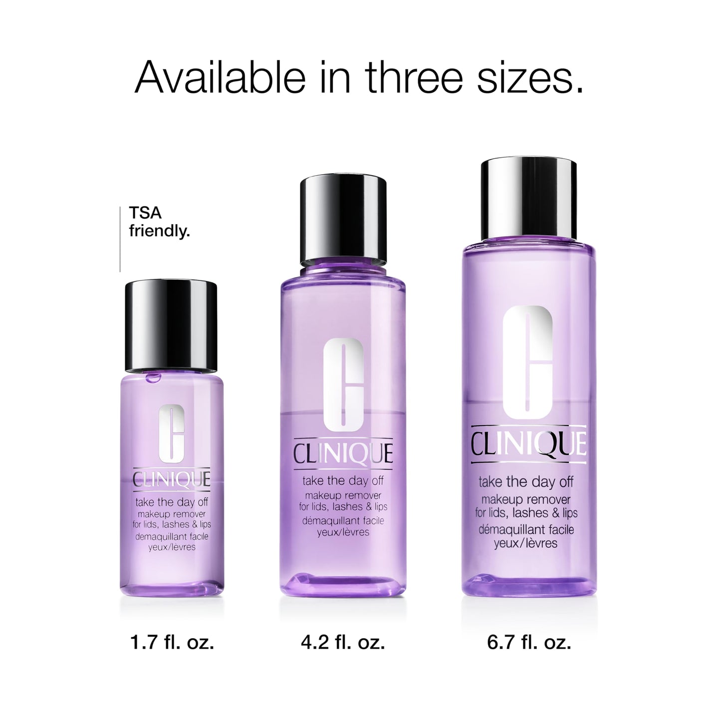 Clinique Take The Day Off Liquid Makeup Remover For Lids, Lashes, + Lips | Eye Makeup Remover | Oil Free + Non-Irritating | For All Skin Types, 6.7 Fl Oz (Pack of 2)