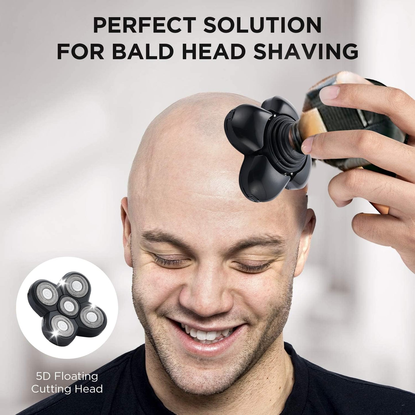 3PCS Shaver Replacement Blades Compatible with Freedom Bald Men Head Shaver Kit,5 Blade for Bald Men Head and Face Electric Razor Replacement