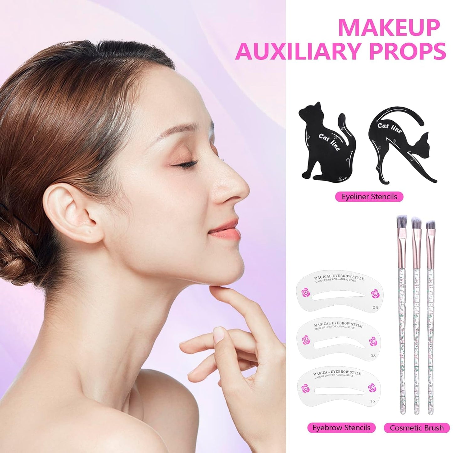 Makeup Kit for Teens - Complete Set with Eyeshadow Palette, Lip Gloss, Mascara & Brushes | Perfect Gift for Women